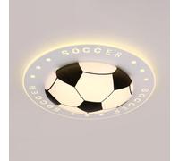 IFAIBYRNK Plafonnier Moderne En Forme De Ballon De Football, LED 3 Couleurs À Intensité Variable, Luminaire Décoratif For Chambre D'enfant, Idéal For Une Chambre De Garçon, Une Salle De Jeux Ou Un