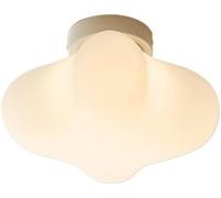 IFAIBYRNK Plafonnier Moderne Minimaliste Blanc À 1 Lampe En Forme De Trèfle À Quatre Feuilles, LED, 3 Couleurs, Variateur, En Acrylique, Montage Encastré, 6 W, Luminaires De Plafond, For Cuisine