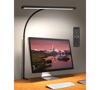 iFalarila 160 LED Lampe de Bureau avec Télécommande, Lampe de Table Plus Lumineuse Lampe de Lecture Flexible à 360° avec Adaptateur USB pour le Travail, l'étude ou la Lecture-70CM