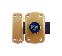 IFAM B6/50 (025360) - Verrou de sécurité pour porte, système d'ouverture bouton/clé, levier de 110 mm et 2 tours, 5 clés de points