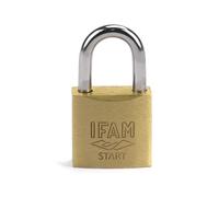 IFAM Cadenas antivol SR30 gamme Start, 30 mm, arceau normal, système double attache, comprend 2 clés de scie, résistance et fiabilité, idéal pour valises, casiers, tiroirs et commodes, ateliers