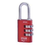 Ifam Candado COL Combi30 rojo 30 mm