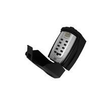 Ifam Coffre-fort mural à ouverture frontale, résistant aux chocs et aux chocs, clés à 10 chiffres, idéal pour la location de courte durée, coffre-fort à clés extérieur, alliage d'aluminium, étanche