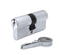 Cylindre f5s3535n nickel 70mm (35+35mm) came longue 15mm. avec 3 clés serrette. ifam