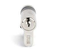 IFAM Cylindre Start STS1030N - Serrure de sécurité cylindrique - Finition nickel - 10 x 30 mm - Avec 3 clés Serrata en acier nickelé - Cylindre profilé européen - Verrous de porte intérieure et