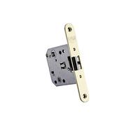 IFAM Poignée de porte W147 RHL, avant rond, finitions en laiton, entrée 47 mm, serrure de porte intérieure et extérieure, sécurité, anti-crochetage, serrure, système antivol, poignée, fermeture