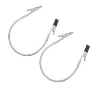IFANLANDOR Pinces Crocodiles à Faire Soi-Même 2pcs en Alliage d’Aluminium, Double Tête et Bras Flexible 28 cm, pour Photos, Mémos et Affichage, Usage Domestique et Commerce