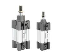 IFBWZYSC Vérin pneumatique Standard série CP96SDB, alésage 32 mm/40 mm/50 mm/63 mm/80 mm/100 mm, Course 25-350 mm, Piston pneumatique à Double Effet(Bore 63mm)