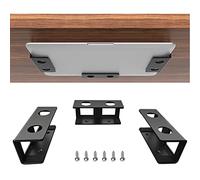 IFCASE Support de bureau pour ordinateur portable, Mac mini, MacBook, clavier avec silicone anti-rayures (noir)