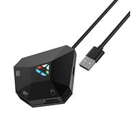 iFCOW Adaptateur convertisseur Clavier-Souris USB Compatible avec N-Switch/PS3/PS4/Xbox One/Xbox 360 Prise en Charge du mappage personnalisé Fonction de Bouton de réinitialisation