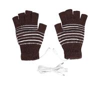 iFCOW Paire de Gants Chauffants USB pour Ordinateur Portable Chaud 5 V Violet