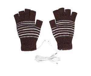iFCOW Paire de Gants Chauffants USB pour Ordinateur Portable Chaud 5 V Violet