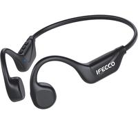 Ifecco Bone Conduction Bluetooth 5.4 Headphones - Bone Conduction Earphone Open Ears With Microphone, Ipx5 Waterproof Conduction Headset For Cycling, Running, Sport