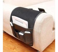 Ifenny Pochette de rangement pour canapé, fauteuil et lit pour ranger télécommande, téléphone portable, tablette, bloc-notes, livres, magazines, DVD, lunettes, boissons et collations