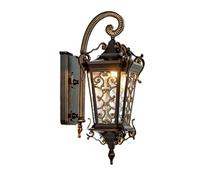 IFFSUEVL Applique d'extérieur de style européen, lampe de jardin d'extérieur, lampe murale extérieure super lumineuse(L)