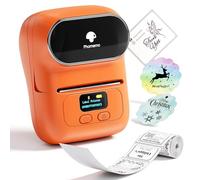 ifgswopq P1050667-001 Nouvelle tête d'impression pour imprimante d'étiquettes thermiques QLN420 QLN 420 203 dpi authentique (orange 1 imprimante + 1 rouleau d'étiquette)