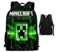 IFHDO Sac à Dos D'école pour enfants, sac imprimé 3D dessin animé, Grande Capacité Étudiant Cartable, Sac de Voyage pour Adolescents, pour garçons et filles-E