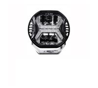 IFHSKFH Feux Avants Auto Barre Lumineuse Travail 5,75 Pouces Voiture Projecteur Lumière Conduite DRL Ambre Pour Jeep Camion Bateau Tracteur VTT Tout-terrain 4x4 Phare principal(4 White)