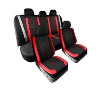 IFHSKFH Housse SièGe Voiture Housse Siège Auto en Tissu À Motif Losange pour BMW Série 4 F32 F33 F36 G22 G23 G26 Tous Modèles Accessoire SièGe Auto(Rouge)
