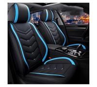 IFHSKFH Housse SièGe Voiture Housses Protection Siège Auto en Cuir PU pour VW pour Golf pour Tiguan pour Passat pour T-Roc Ensemble Complet Accessoire SièGe Auto(Bleu)