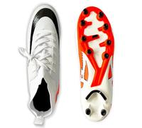 IFIKK Chaussures de Football Enfant Crampons Professionnel Spike Chaussure de Foot Homme Antidérapant Entrainement Chaussures de Sport pour Garçon High Top Football Boots