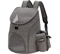 IFIKK Sac à Dos Chien Chat Sac de Transport de Voyage Sac à Dos de Transporteur Pliable Double épaule Sac Kangourou Chien Ventral Poitrine Respirant et Pliable pour Chiot Chat Petit Chien