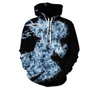 IFIKK Sweat à Capuche Garçon 3D Anime Pull Sweats à Capuche Japonais Anime Cosplay Vetement Enfants Hoodie Uzumaki Uchiha Sasuke Sweat à Manches Longues Vetement (Style 17, S)