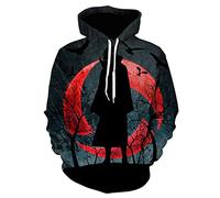 IFIKK Sweat à Capuche Garçon 3D Anime Pull Sweats à Capuche Japonais Anime Cosplay Vetement Enfants Hoodie Uzumaki Uchiha Sasuke Sweat à Manches Longues Vetement (Style 5, M)