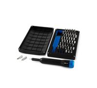 iFixit EU145391 - Kit de 48 embouts en acier, comprenant Phillips PH0-PH3, Plat 4-8mm, Pozidriv PZ1-PZ3, Torx de sécurité, Hexagonal de sécurité (impérial), Bride, Cruciforme, Tri-Wing. Boîtier ABS.