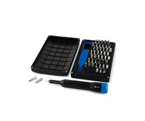 iFixit EU145391 - Kit de 48 embouts en acier, comprenant Phillips PH0-PH3, Plat 4-8mm, Pozidriv PZ1-PZ3, Torx de sécurité, Hexagonal de sécurité (impérial), Bride, Cruciforme, Tri-Wing. Boîtier ABS.