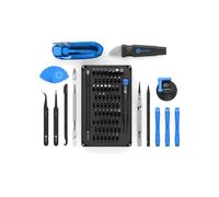 iFixit Kit d'Outils EU145307-4 : 64 Embouts, Tournevis Plat/Torx/Torx de Sécurité, 3 Pinces, 2 Spudgers, Ventouse, Pic d'Ouverture, Antistatique