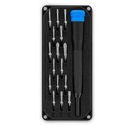 iFixit Minnow Precision Bit Set, Ensemble d'embouts avec 16 bits (4 mm) et tournevis de précision, pour smartphone, ordinateur, lunettes, à emporter