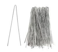Iflo Lot de 65 aiguilles pour fleurs de paille, aiguilles romaines et de fée pour couronnes, arrangements et décoration (aiguilles de fée 10 x 80 mm galvanisées