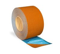 ifloortape DuraMark RPT-750 Ruban de marquage de chaussée réfléchissant orange - Base en caoutchouc robuste certifiée Bast antidérapante de qualité supérieure pour l'extérieur (10,2 cm x 5,5 m)