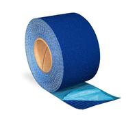 ifloortape DuraMark RPT-750 Ruban de marquage réfléchissant bleu - Base en caoutchouc robuste certifié Bast antidérapant de qualité supérieure pour l'extérieur (10,2 cm x 5,5 m)
