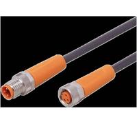 ifm Electronic EVC268 Jonction mâle, droit, femelle, droit 2 m Nombre de pôles: 3, 3 1 pc(s)