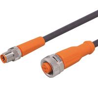 ifm Electronic EVC295 Jonction mâle, droit, femelle, droit 0.3 m Nombre de pôles: 4, 5 1 pc(s)