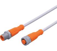 ifm Electronic EVW037 Jonction mâle, droit, femelle, droit 0.3 m Nombre de pôles: 4, 5 1 pc(s)