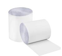 IFNOW Ruban adhésif double face avec crochet et boucle de 4 x 4 m, dos blanc auto-adhésif en tissu en nylon entrelacé, antidérapant pour tapis, excellente adhérence, forte partie