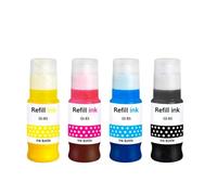 IFNSBUAYW 1set 4pcs 70 ML gi-x5 gi 15 25 35 45 55 75 Cartouches d'encre compatibles avec maxify gx1020 gx2020 gx1030 gx1040 gx1050 gx1060 gx1090 gx1070 imprimantes