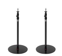 IFOOTAGE Cobra 2 RB-A400 Monopode Professionnel en Aluminium pour Appareil Photo,Monopode de Studio,Base Lestée et Hauteur Réglable,Support de Sol,Support D'éclairage,Diamètre de la Base : 40 cm