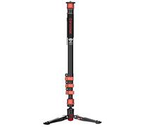 IFOOTAGE Cobra 3 A180F Caméra Monopode Télescopique 3-en-1 - Trépied Professionnel Pour Photographie et Vidéo - Compatible Avec Appareils Photo Reflex et Caméscopes - Aluminium 180cm