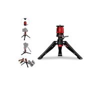 IFOOTAGE Cobra 3 Monopode Base-P Mini trépied de bureau, mini pied à profil bas, petit trépied pour appareil photo, conception de verrouillage à pédale, rotation fluide à 360°, vis de 6,35 mm et 0,95
