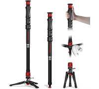 IFOOTAGE Cobra 3 Strike Monopode A150S-III Monopode de levage One-Touch pour appareil photo avec pédale, monopode vidéo en aluminium avec base trépied, charge utile 5 kg