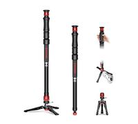 IFOOTAGE Cobra 3 Strike Monopode A150S, Monopode de levage One-Touch avec pédale, monopode vidéo rapide en aluminium pour prise de vue d'animaux/événements sportifs/mariage/spectacle en direct, charge