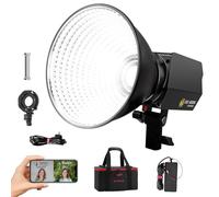 IFOOTAGE Éclairage continu à LED, lumière vidéo LED 70 W avec sac de transport, IRC 98/TLCI 99/12200 lm/5600 K, contrôle par application Blueteeth, lumière de sortie continue portative extérieure, SL1