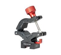 IFOOTAGE LC-01 V-Mount Lock Adaptateur de batterie avec pince pour montage de trépied de lumière, lampe vidéo, avec pince de barre de 0,79"-1,4"/ø20-ø35