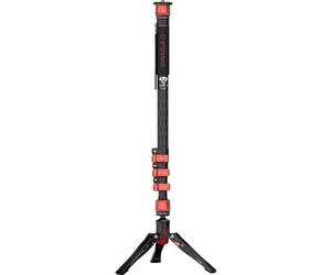 IFOOTAGE Monopode avec Mini-Trépied Cobra 3 Flip-Lock Carbone