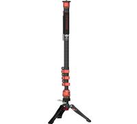 IFOOTAGE Monopode avec Mini-Trépied Cobra 3 Flip-Lock Carbone +Pédale