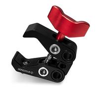 IFOOTAGE PC-01 Pince de fixation pour appareil photo, trépied avec vis de 6,35 mm et filetage de 3/8", super pince pour appareil photo compatible avec Gopro/caméra/lumières/bras magiques, PC-01